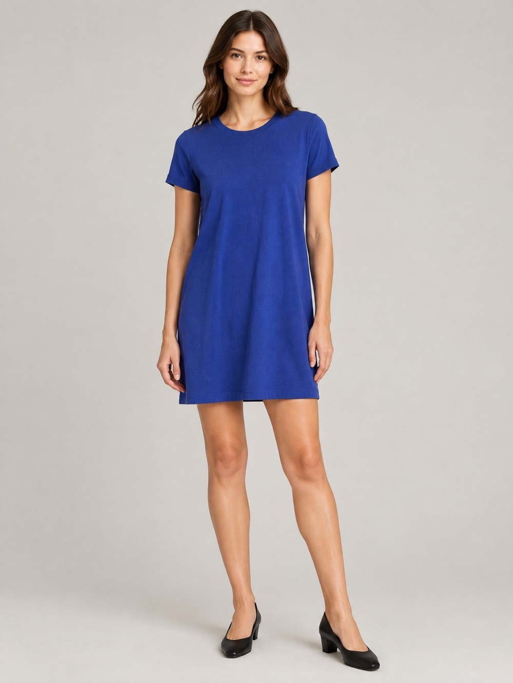 Theory Short Sleeve Mini Dress - Blue